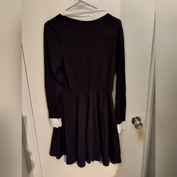 Reddolls Adam's Collared Skater Dress Black Sz.1X NWT - Picture 4 of 7